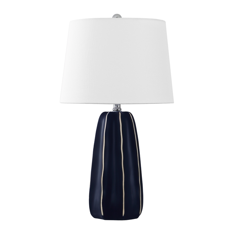 Safavieh Jude Ceramic Table Lamp in Navy