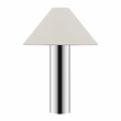 Safavieh Cheri Metal Table Lamp  in Chrome / White