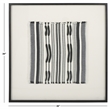 Safavieh Wona Wood Framed Textile Art in Black