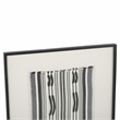 Safavieh Wona Wood Framed Textile Art in Black