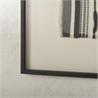 Safavieh Wona Wood Framed Textile Art in Black