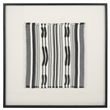 Safavieh Wona Wood Framed Textile Art in Black