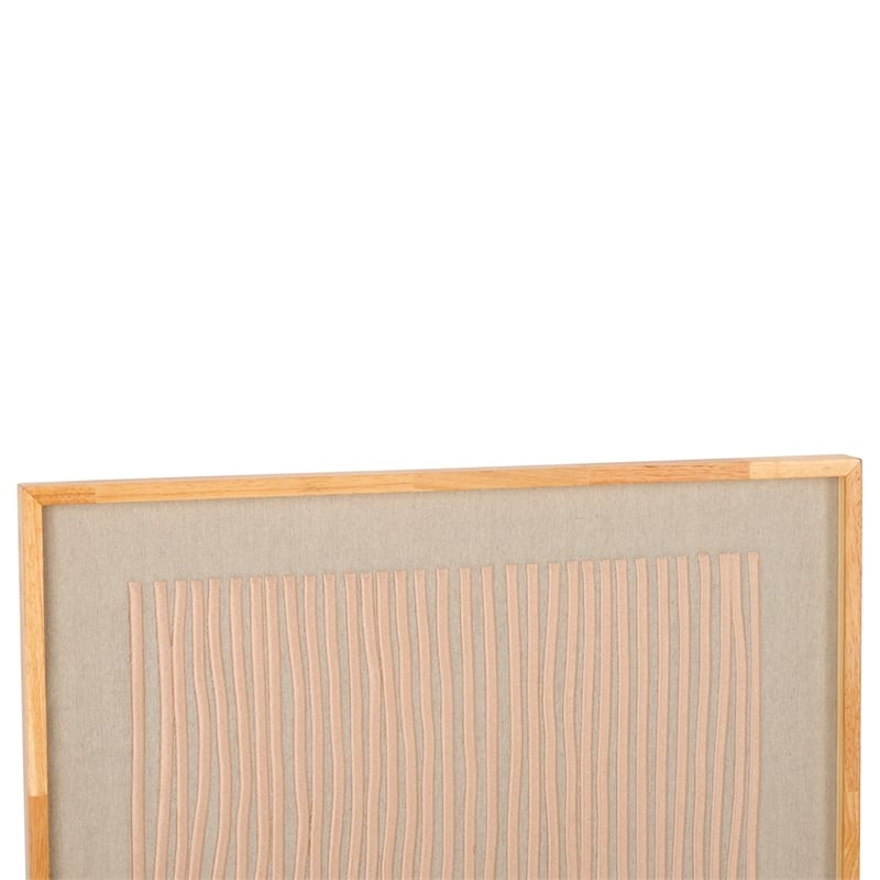 Safavieh Kai Wood Framed Emboridery Art in Natural