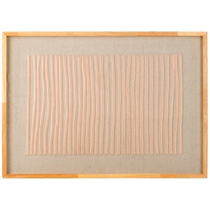 Safavieh Kai Wood Framed Emboridery Art in Natural