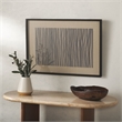 Safavieh Kai Wood Framed Embroidery Art in Black