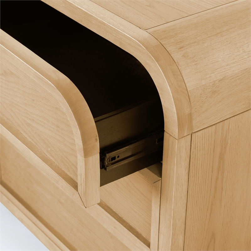 Safavieh Dinah 6 Drawer Wood Dresser in Natural