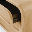 Safavieh Dinah 6 Drawer Wood Dresser in Natural