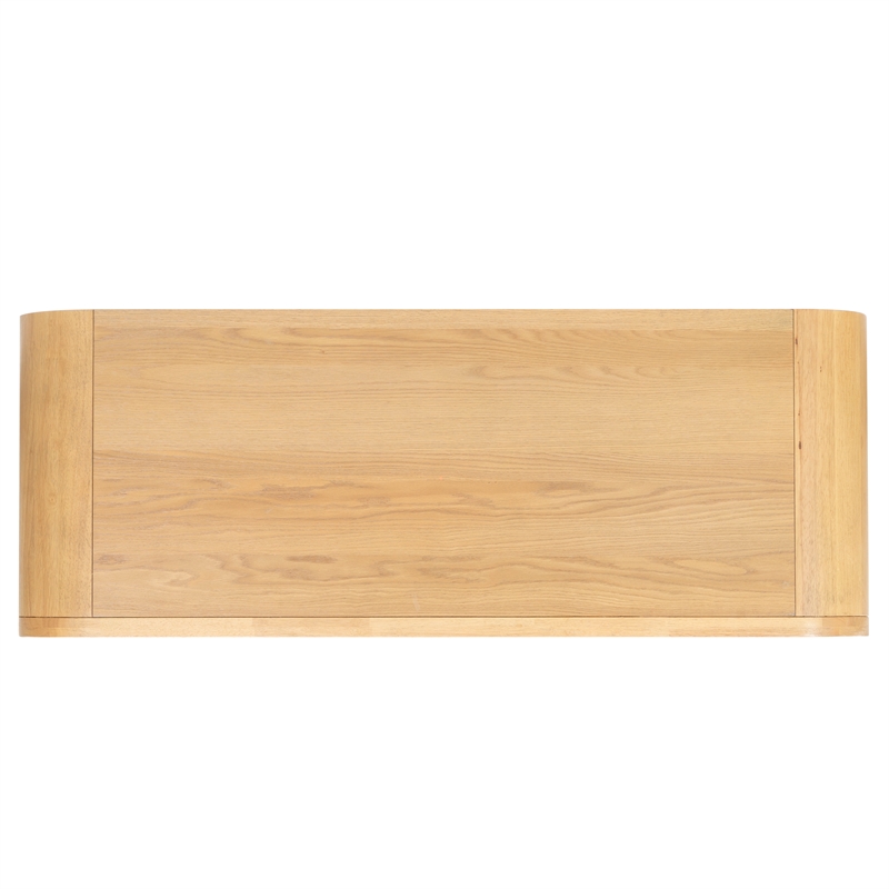 Safavieh Dinah 6 Drawer Wood Dresser in Natural