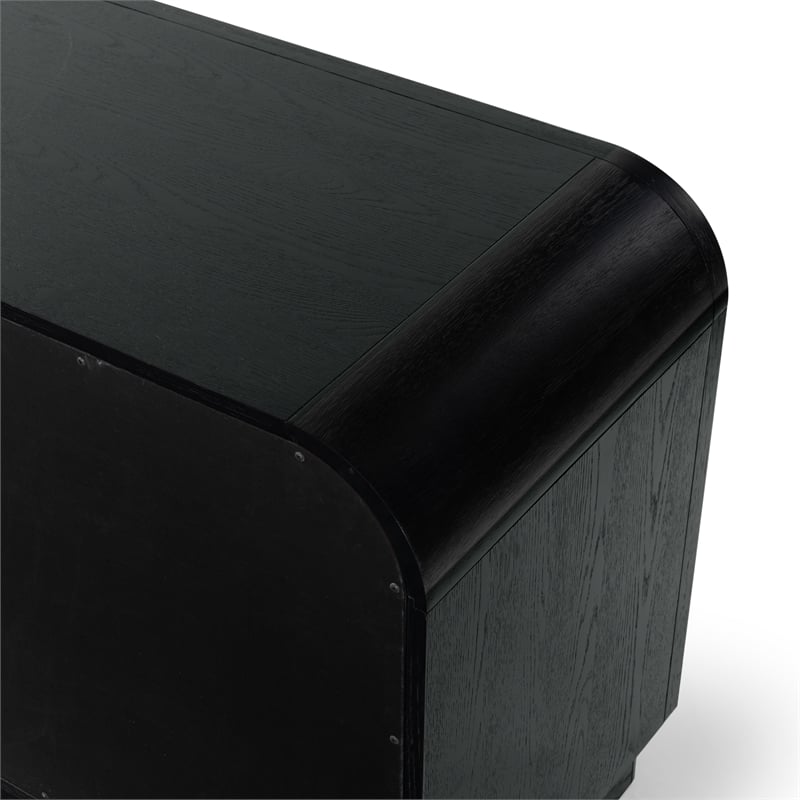 Safavieh Dinah 6 Drawer Wood Dresser in Black
