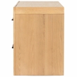 Safavieh Katrina Solid Wood 4 Drawer Dresser in Natural / Black