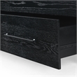 Safavieh Katrina Solid Wood 4 Drawer Dresser in Black