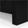 Safavieh Katrina Solid Wood 4 Drawer Dresser in Black