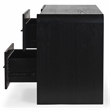 Safavieh Katrina Solid Wood 4 Drawer Dresser in Black
