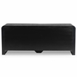 Safavieh Katrina Solid Wood 4 Drawer Dresser in Black