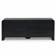 Safavieh Katrina Solid Wood 4 Drawer Dresser in Black