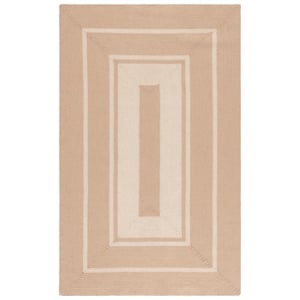 Safavieh Braided 800 5'-0&quot x 8'-0&quot Jute Hand Woven Rug in Natural / Ivory