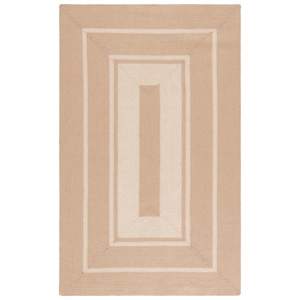 Safavieh Braided 800 8'-0&quot x 10'-0&quot Jute Hand Woven Rug in Natural / Ivory