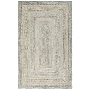 Safavieh Braided 8'-0&quot x 10'-0&quot  Hand Woven Rug in Beige / Light Gray