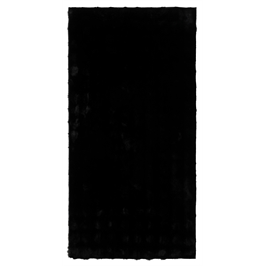 Safavieh Faux Rabbit Bubble 100 2'-0&quot x 3'-0&quotPolyester Power Loomed Rug in Black