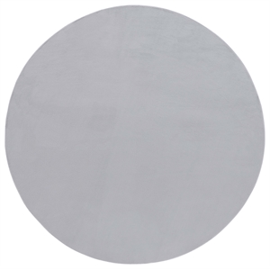 Safavieh Faux Rabbit Fur 5'-0&quot x 7'-0&quot Polyester Power Loomed Rug in Silver