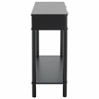 Safavieh Thurston Wood 2 Drw Console in Matte Black
