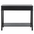 Safavieh Thurston Wood 2 Drw Console in Matte Black