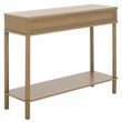 Safavieh Thurston Wood 2 Drw Console in Brown