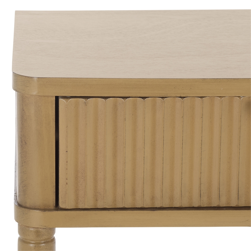 Safavieh Thurston Wood 2 Drw Console in Brown
