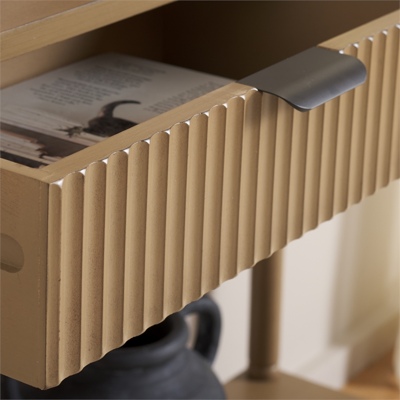 Safavieh Thurston Wood 2 Drw Console in Brown
