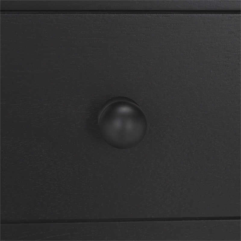 Safavieh Haven Wood 2 Drw Large Console in Matte Black