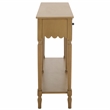 Safavieh Haven Wood 2 Drw Large Console in Brown