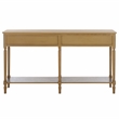 Safavieh Haven Wood 2 Drw Large Console in Brown