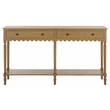 Safavieh Haven Wood 2 Drw Large Console in Brown