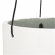 Safavieh Rancer Jute and Concrete Planter in White