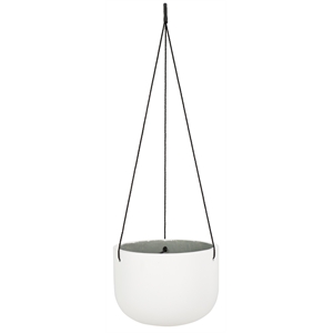 Safavieh Rancer Jute and Concrete Planter in White