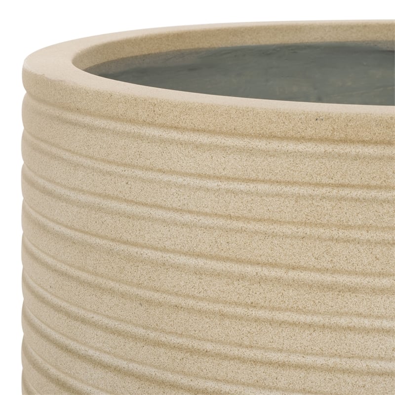 Safavieh Nardo Planter Pot Set of 2 in Beige