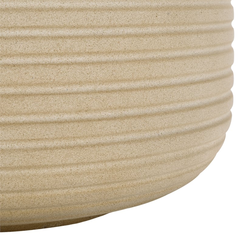 Safavieh Nardo Planter Pot Set of 2 in Beige