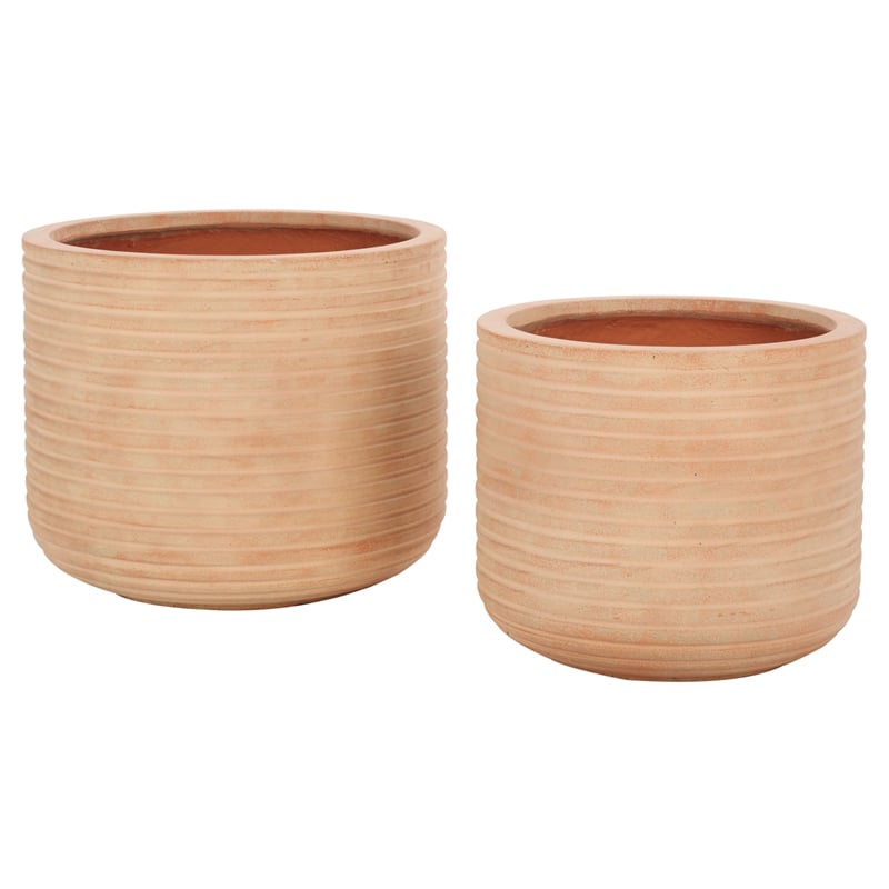 Safavieh Nardo Planter Pot Set of 2 in Terracotta