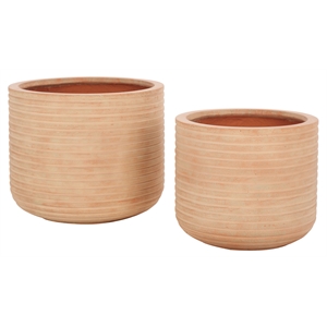 Safavieh Nardo Planter Pot Set of 2 in Terracotta