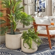 Safavieh Lucca Planter Pot Set of 2 in Beige