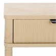 Safavieh Thurston Wood 1 Drw Accent Table in Natural