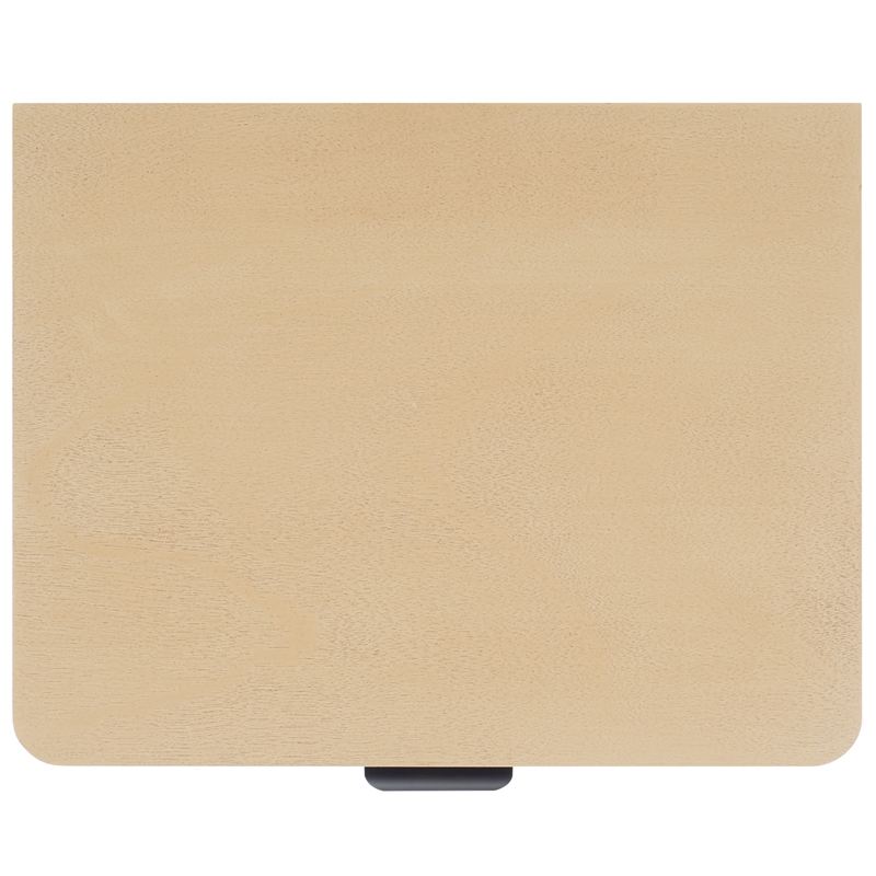 Safavieh Thurston Wood 1 Drw Accent Table in Natural