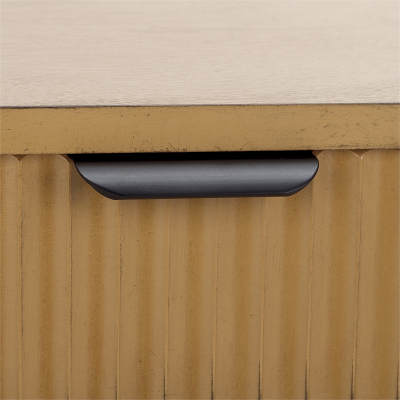 Safavieh Thurston Wood 1 Drw Accent Table in Brown