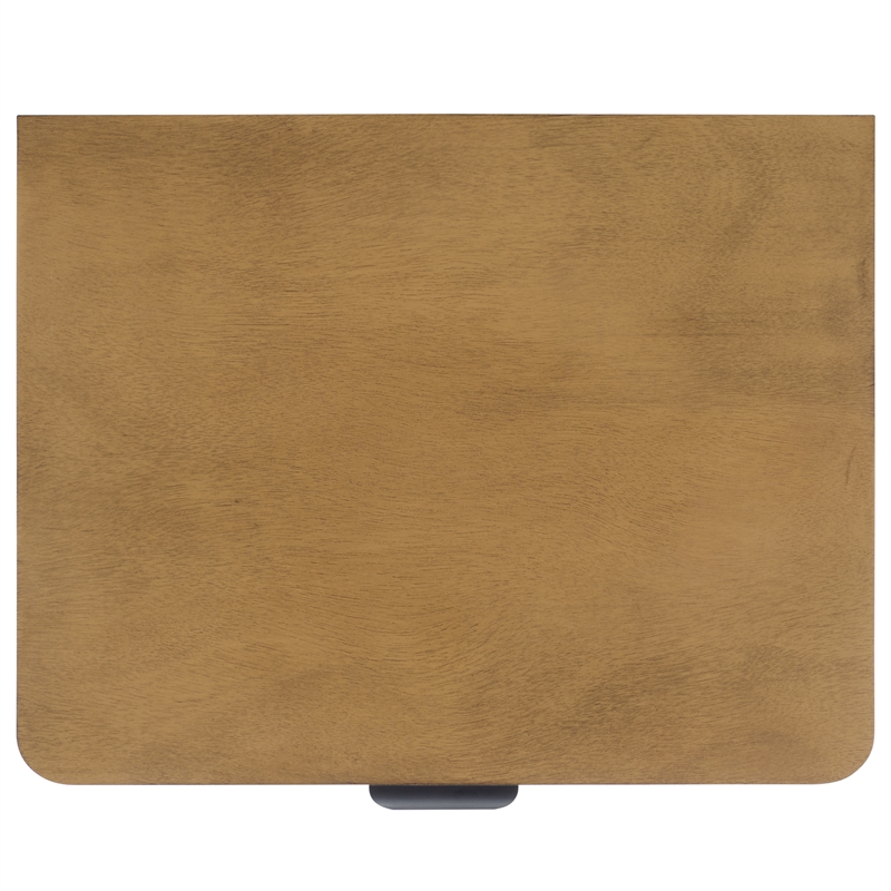 Safavieh Thurston Wood 1 Drw Accent Table in Brown
