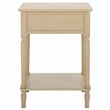 Safavieh Haven Wood 1 Top Drw Accent Table in Natural