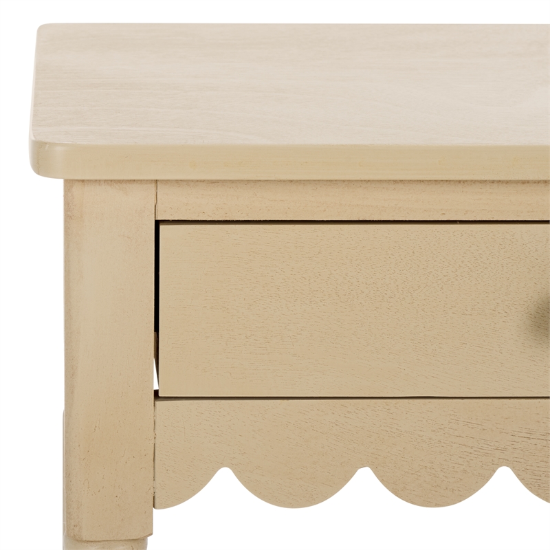 Safavieh Haven Wood 1 Top Drw Accent Table in Natural