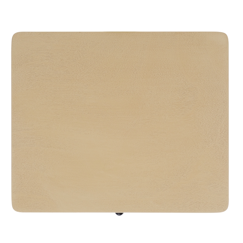 Safavieh Haven Wood 1 Top Drw Accent Table in Natural