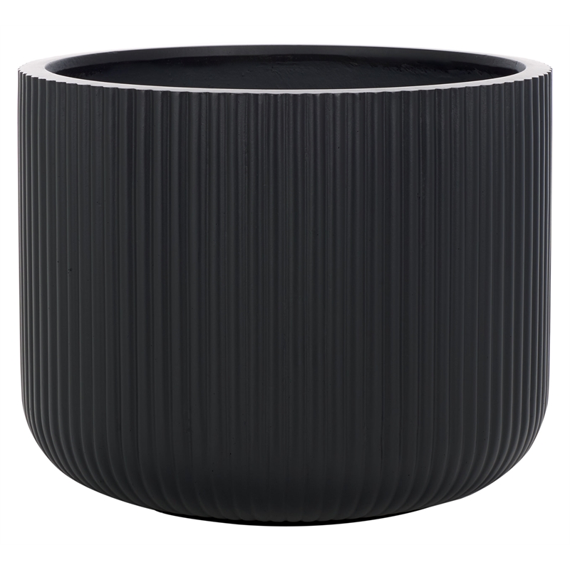 Safavieh Lucca Large Planter Pot in Black