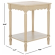 Safavieh Haven Wood Accent Table in Natural