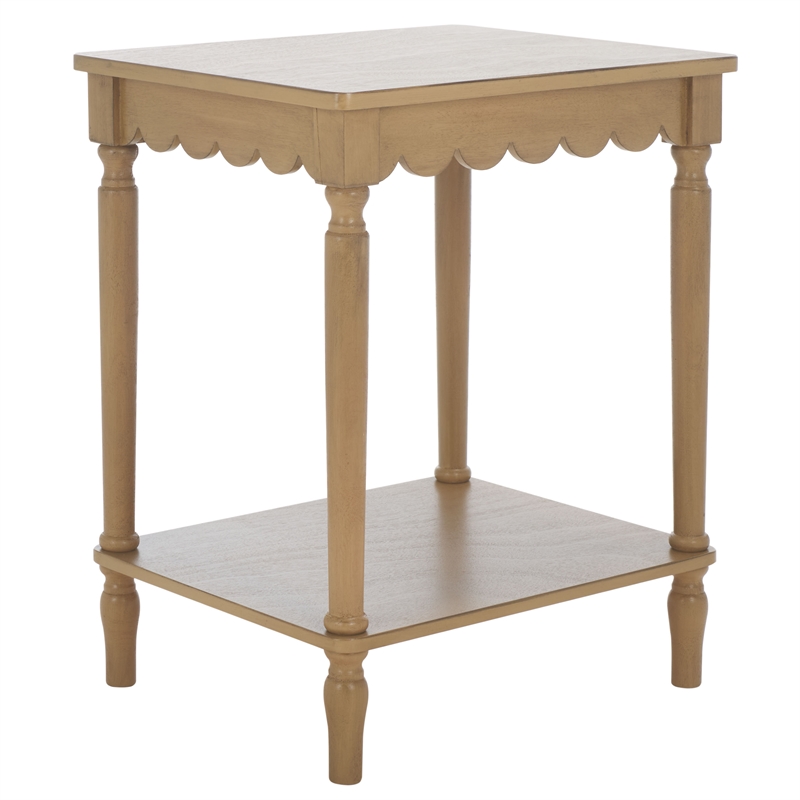Safavieh Haven Wood Accent Table in Brown